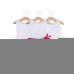 Cute Round Collar Sleeveless Colorful Petals Baby Girls Gauze Vest Dress