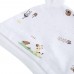 5pcs Sweet Collarless Long Sleeve Animal Print Cotton Underwear Cap Bib for Newborn Babies