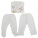 5pcs Cute Cartoon Pattern Comfortable Clothing Set for Newborn Babies