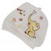 Cute Round Collar Cartoon Pattern Cotton Clothing Set for Newborn Babies