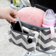 Travel Infant Baby Pram Storage Bag Diaper Bottle Organizer Pushchair Basket