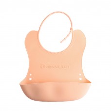 Baby Boys Girls Kids Baby Bibs Foldable Waterproof Silicone Solid Color Feeding Bibs Saliva Towel