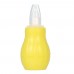 Baby Silicon Nasal Aspirator Nose Cleaner Snot Sucker Booger Suction Bulb Syringe For Baby Infant Newborn Reusable BPA Free Yellow