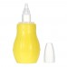 Baby Silicon Nasal Aspirator Nose Cleaner Snot Sucker Booger Suction Bulb Syringe For Baby Infant Newborn Reusable BPA Free Yellow