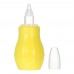 Baby Silicon Nasal Aspirator Nose Cleaner Snot Sucker Booger Suction Bulb Syringe For Baby Infant Newborn Reusable BPA Free Yellow