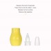 Baby Silicon Nasal Aspirator Nose Cleaner Snot Sucker Booger Suction Bulb Syringe For Baby Infant Newborn Reusable BPA Free Yellow