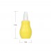 Baby Silicon Nasal Aspirator Nose Cleaner Snot Sucker Booger Suction Bulb Syringe For Baby Infant Newborn Reusable BPA Free Yellow