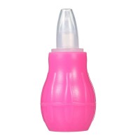 Baby Silicon Nasal Aspirator Nose Cleaner Snot Sucker Booger Suction Bulb Syringe For Baby Infant Newborn Reusable BPA Free Yellow