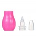 Baby Silicon Nasal Aspirator Nose Cleaner Snot Sucker Booger Suction Bulb Syringe For Baby Infant Newborn Reusable BPA Free Yellow