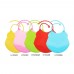 Waterproof Silicone Baby Bib Soft Cute Bibs for Infant Kids Apron Saliva Towel