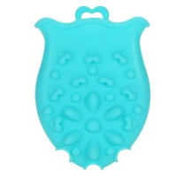 Baby Body Massage Facial Brush Tiptop Scalp Scrubber Silicone Cleansing Bath Shower Brushes For Kids and Adults