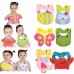 Cute Baby Kids Infant Cartoon Animal Bibs Waterproof Soft Saliva Towel Teething Bib Toddler Burp Cloths