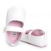 New Baby Girl Infant First Walkers Shoes Buckle Genuine Leather Shoes Soft Sole Anti-slip with Lace Bow Socks