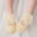 3 Pack Baby Girl Anti Slip Socks Cotton Non Skid Room Socks For 0-1 Years Infant Toddler Yellow S