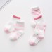 5 Pack Baby Sports Socks Unisex Cotton Anklet Socks For Infant Toddler Kids Boy Girl For 1-3 Year Blue S