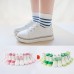 5 Pack Baby Sports Socks Unisex Cotton Anklet Socks For Infant Toddler Kids Boy Girl For 1-3 Year Blue S