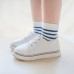 5 Pack Baby Sports Socks Unisex Cotton Anklet Socks For Infant Toddler Kids Boy Girl For 1-3 Year Blue S