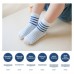 5 Pack Baby Sports Socks Unisex Cotton Anklet Socks For Infant Toddler Kids Boy Girl For 1-3 Year Blue S