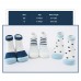 5 Pack Baby Sports Socks Unisex Cotton Anklet Socks For Infant Toddler Kids Boy Girl For 1-3 Year Blue S