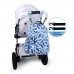 Baby Diaper Bag Large Capacity Multi-function Water-proof 13 Pockets Feeding Bottle Backpack Clothes Toys Organizer with Insulated Pockets Stroller Straps for Mummy Daddy Blue