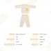 17Pcs Newborn Baby Clothes Set Unisex 100% Cotton Bodysuit Newborn Baby Clothing Essentials Gift Set For Newborn Baby Girl Boy Beige