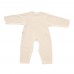 17Pcs Newborn Baby Clothes Set Unisex 100% Cotton Bodysuit Newborn Baby Clothing Essentials Gift Set For Newborn Baby Girl Boy Beige