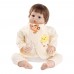 17Pcs Newborn Baby Clothes Set Unisex 100% Cotton Bodysuit Newborn Baby Clothing Essentials Gift Set For Newborn Baby Girl Boy Beige