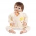 17Pcs Newborn Baby Clothes Set Unisex 100% Cotton Bodysuit Newborn Baby Clothing Essentials Gift Set For Newborn Baby Girl Boy Beige