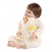 17Pcs Newborn Baby Clothes Set Unisex 100% Cotton Bodysuit Newborn Baby Clothing Essentials Gift Set For Newborn Baby Girl Boy Beige