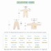 17Pcs Newborn Baby Clothes Set Unisex 100% Cotton Bodysuit Newborn Baby Clothing Essentials Gift Set For Newborn Baby Girl Boy Beige