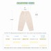 5Pcs Baby Clothes Set Unisex 100% Cotton Baby Suit Long Sleeve Tops & Long Pants & Hat & Bib Gift Set For Baby Girl Boy 6-12M Beige