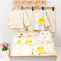 16Pcs Newborn Baby Clothes Set Unisex 100% Cotton Babysuit Long Sleeve Tops & Long Pants Newborn Baby Essentials Gift Set For Baby Girl Boy 0-3M Pink