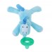 Infant Baby Silicone Pacifiers with Plush Animal Toy Baby Nipples