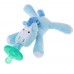 Infant Baby Silicone Pacifiers with Plush Animal Toy Baby Nipples