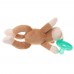 Infant Baby Silicone Pacifiers with Plush Animal Toy Baby Nipples