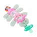 Infant Baby Silicone Pacifiers with Plush Animal Toy Baby Nipples