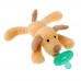 Infant Baby Silicone Pacifiers with Plush Animal Toy Baby Nipples