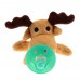 Infant Baby Silicone Pacifiers with Plush Animal Toy Baby Nipples