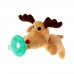 Infant Baby Silicone Pacifiers with Plush Animal Toy Baby Nipples