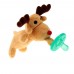 Infant Baby Silicone Pacifiers with Plush Animal Toy Baby Nipples