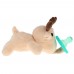 Infant Baby Silicone Pacifiers with Plush Animal Toy Baby Nipples