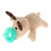 Infant Baby Silicone Pacifiers with Plush Animal Toy Baby Nipples