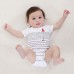 Baby Rompers Bodysuit 100% Cotton Short Sleeve Unisex Newborn Baby Clothing 3M