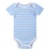 Baby Rompers Bodysuit 100% Cotton Short Sleeve Unisex Newborn Baby Clothing 0-3M