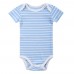 Baby Rompers Bodysuit 100% Cotton Short Sleeve Unisex Newborn Baby Clothing 0-3M