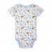 Baby Rompers Bodysuit 100% Cotton Short Sleeve Unisex Newborn Baby Clothing 0-3M