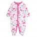 3pcs Baby Coveralls Rompers Set 100% Cotton Jumpsuit Footsies Clothing For Newborn Baby Infant Girl 0-3M