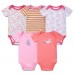 5pcs Baby Rompers Set Bodysuit 100% Cotton Short Sleeve Baby Clothing For Newborn Baby Infant Girl 0-3M